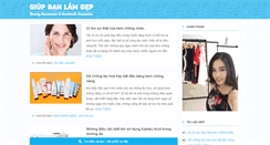 Desktop Screenshot of giupbanlamdep.com